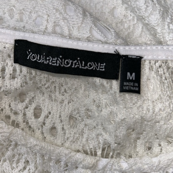 Women’s, youarenotalone white dress - Picture 10 of 11